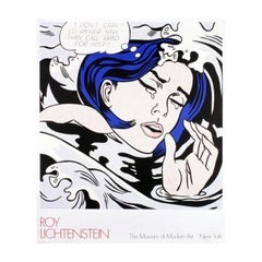 1989 Roy Lichtenstein - Drowning Girl - Museum of Modern Art New York Poster