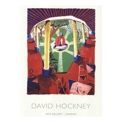 1984 David Hockney - Tate Gallery Original Vintage Poster
