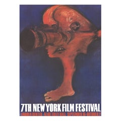 1969 7th New York Film Festival Original Vintage Poster