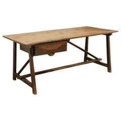 19th century French kitchen table ...