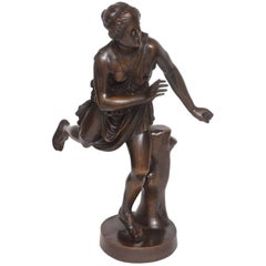  Bronze Sculpture of Atalanta by the F. Barbedienne Foundry