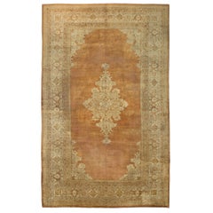 Tappeto Agra indiano dell'inizio del XX secolo 9' x  14' 10"
