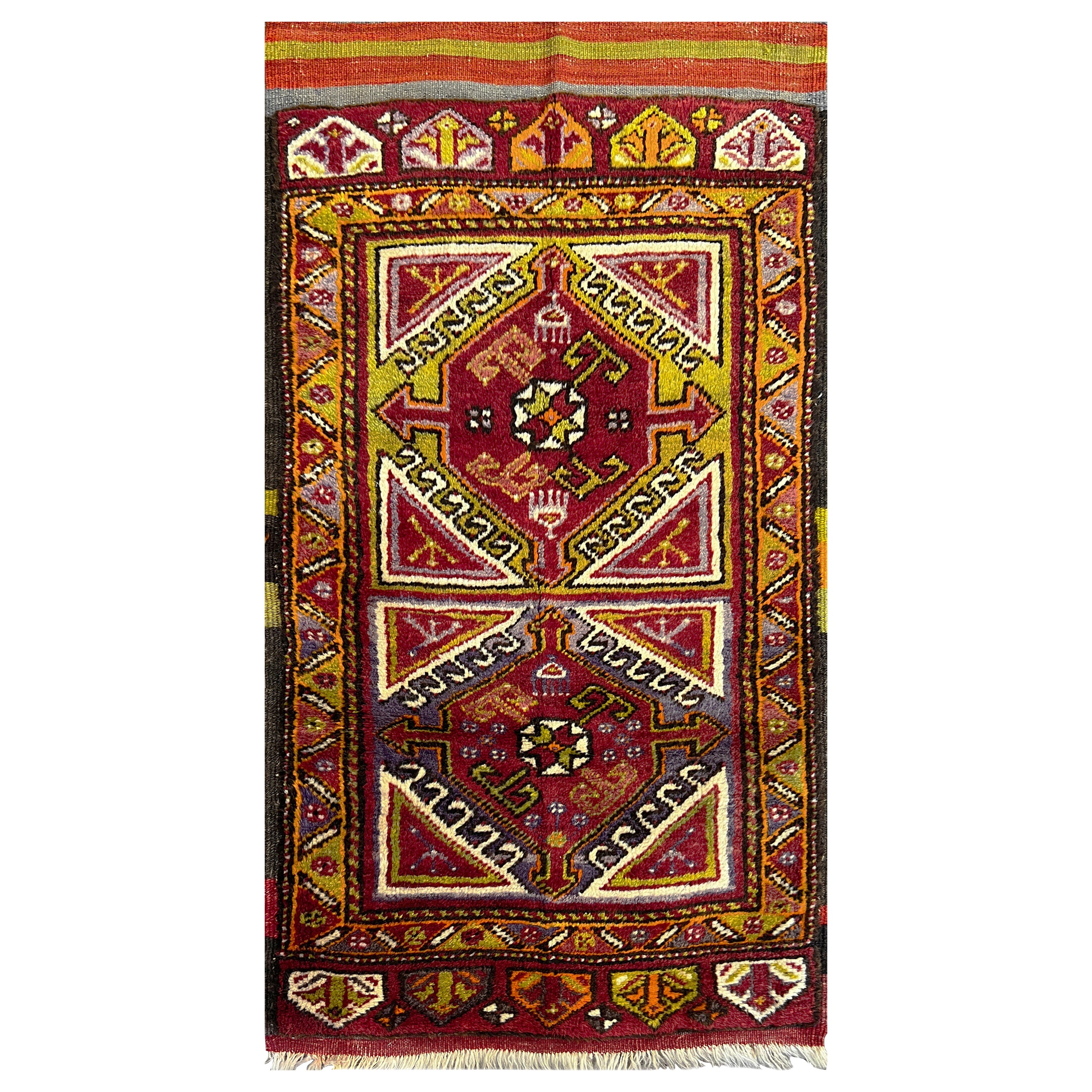 Turkish Yastik Rug - 0.65x1.30 - No. 812