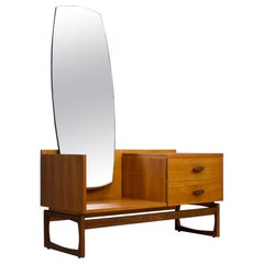 Mid Century Teak Dressing Chest or Table, 1960s