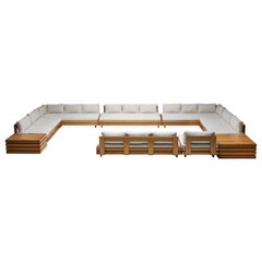 Living Room Set by Maison Regain, France, 1970s