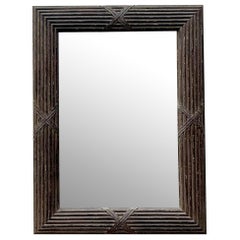 Vintage Regency Harrison Van Horn Banded Mirror