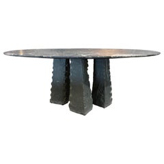 Giulio Lazzotti Stonehenge Dining/Center Table, 1970s