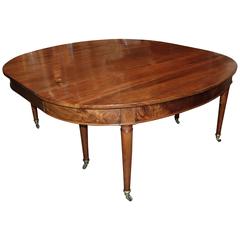 Directoire Walnut Extension Table