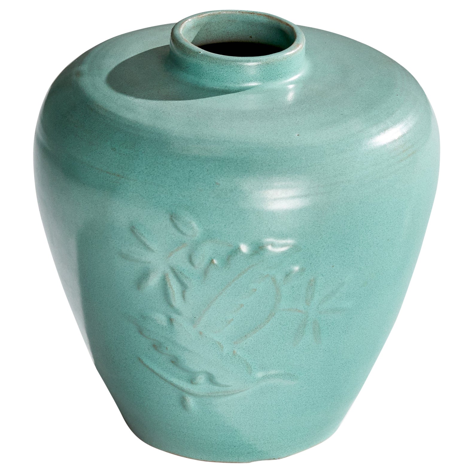 Schwedische Designerin, Vase, Keramik, Schweden, 1930er Jahre im Angebot
