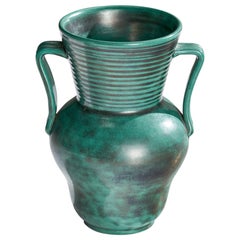 Upsala Ekeby, Vase, Steingut, Schweden, 1930er Jahre