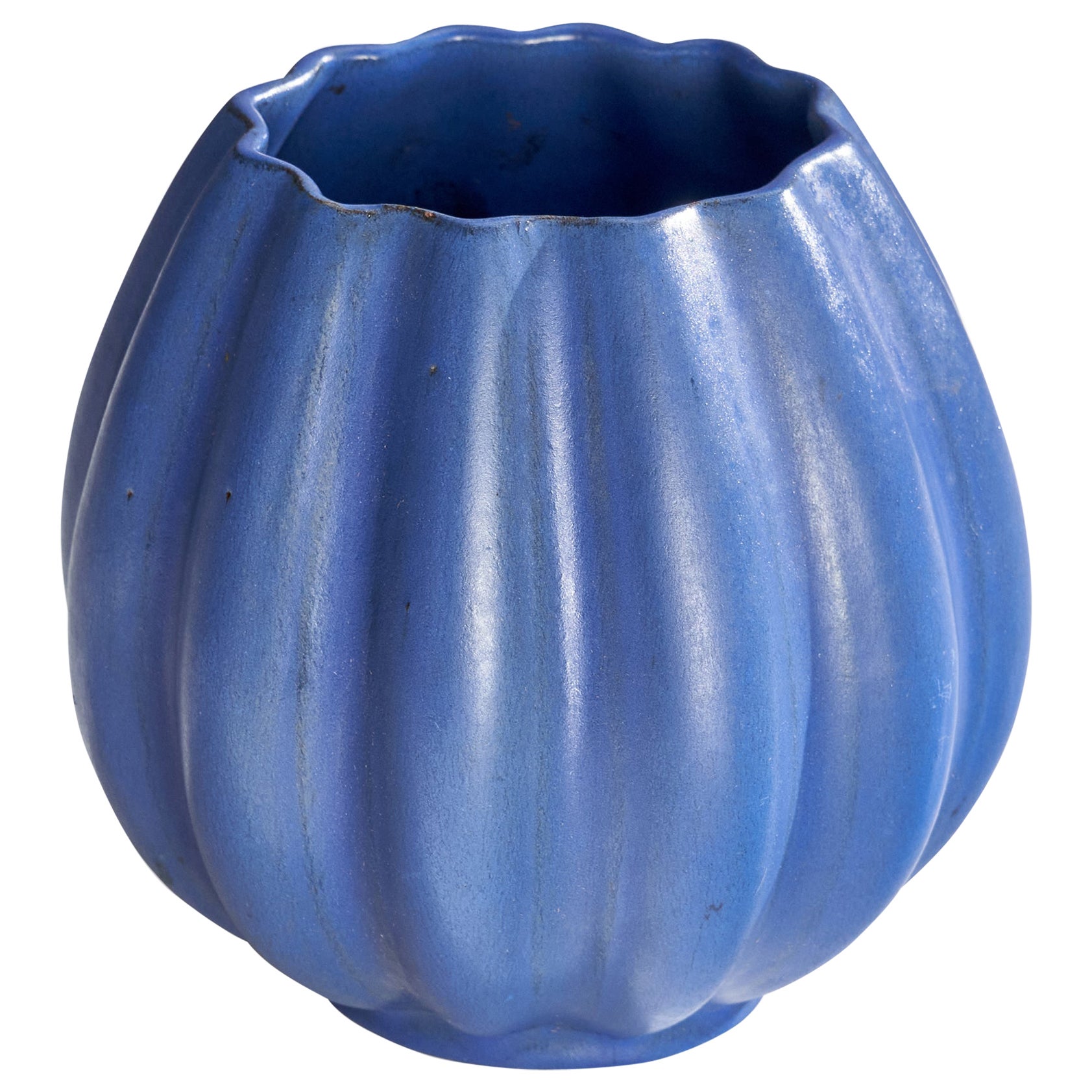 Upsala Ekeby, Vaso, Terracotta, Svezia, anni '1930 in vendita