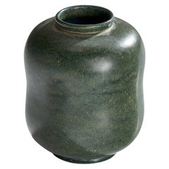Designer suédois, vase, céramique, Suède, années 1940