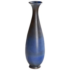 Berndt Friberg, Große Vase, Steingut, Schweden, 1960er Jahre