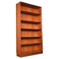 Svend Aage Rasmussen Teak Bookcase With Beveled Edges