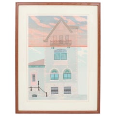 Litografía "944 President Street" de Shunji Sakuyama