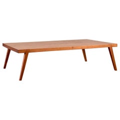 Mesa de centro grande de Centro Studio Flexform en nogal, 1988