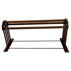Unusual Antique Victorian Quality Mahogany Saddle Stand/Rack
