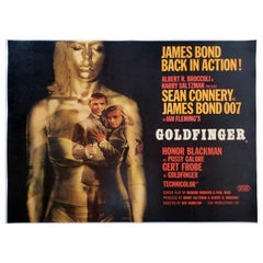 1964 Goldfinger Original Vintage Poster