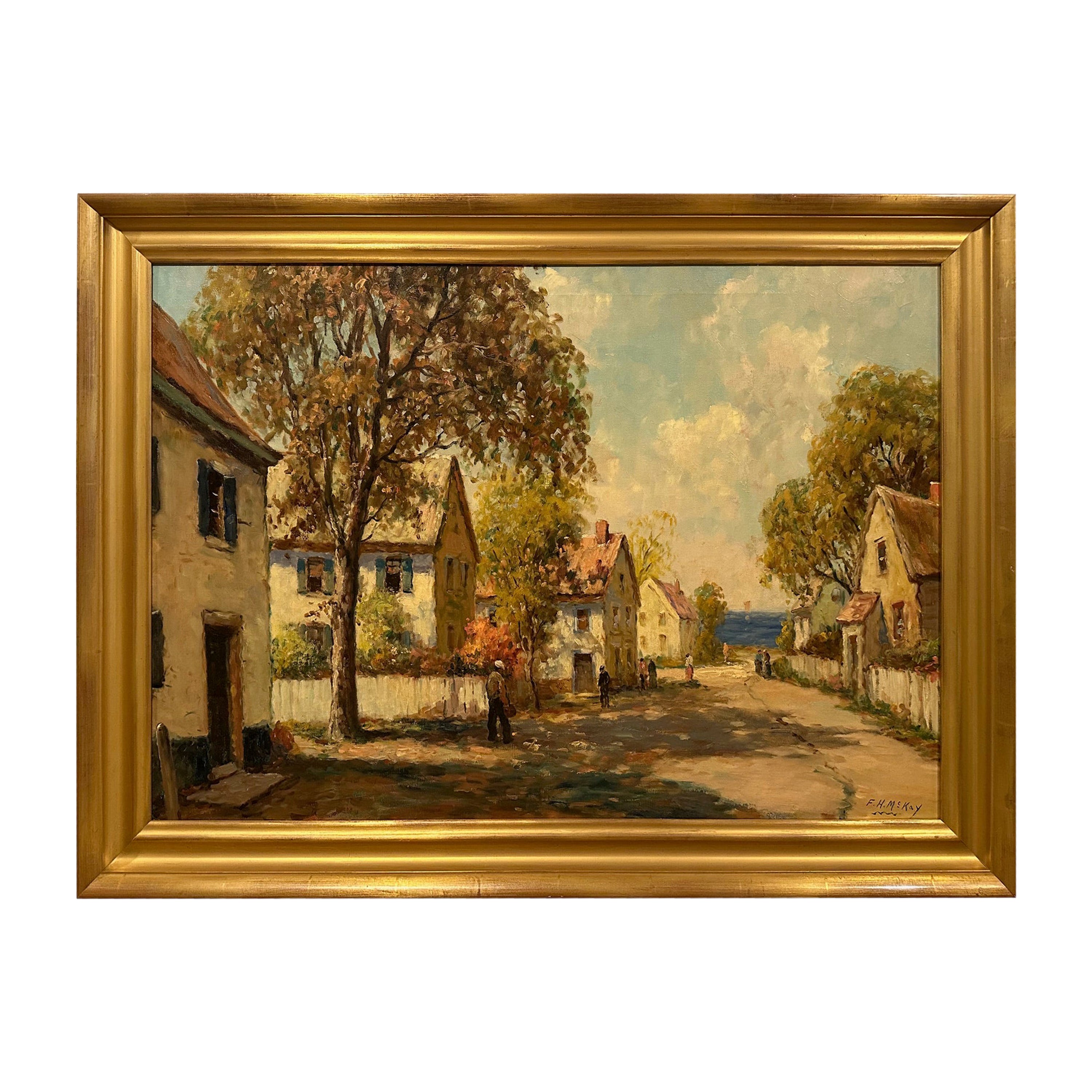 Large Beautifully Rendered Landscape by Frances McKay
