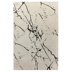 Handmade Contemporary Area Rug, Vulcano Design,  8' x 10', NZ Wool & Viscose
