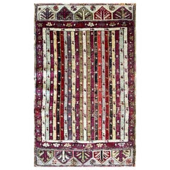 Antique Ghiordes Yastik Anatolian Rug