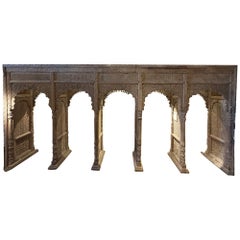 An Indian Double-Sided Five-Arch Arcade with Candle Niches