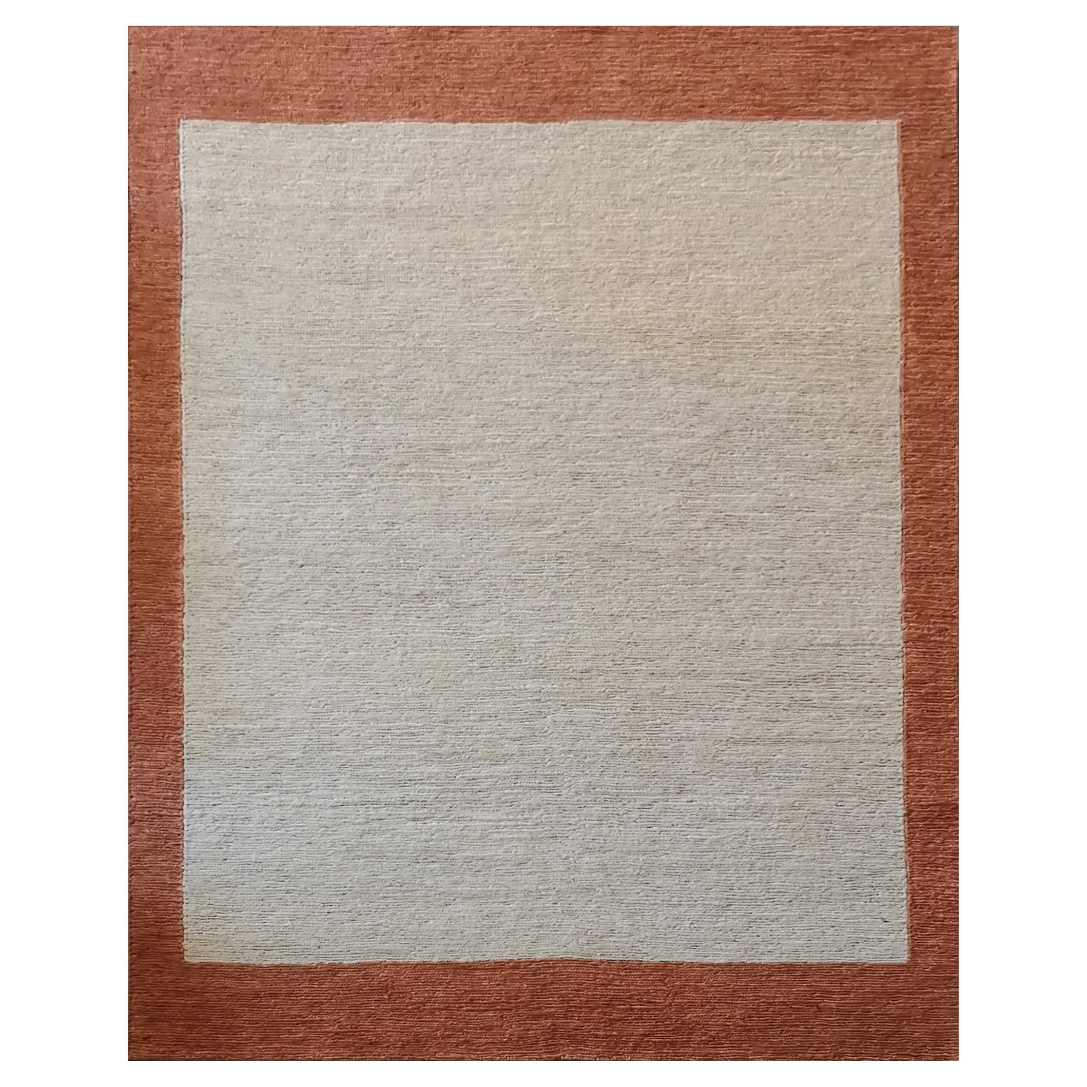 Alfombra de diseño contemporáneo hecha a mano, Elysee Design, 8' x 10', yute