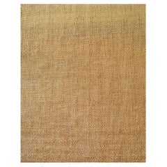 Handmade Contemporary Area Rug, Dakkar Design,  9.18' x 12', Jute