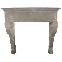 Antique 17th century mantel from a small Chateau in Northern France