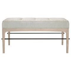 Linear Bench in White Oak Series 36