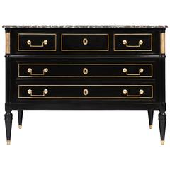 Louis XVI Period Marble-Top Chest and Desk