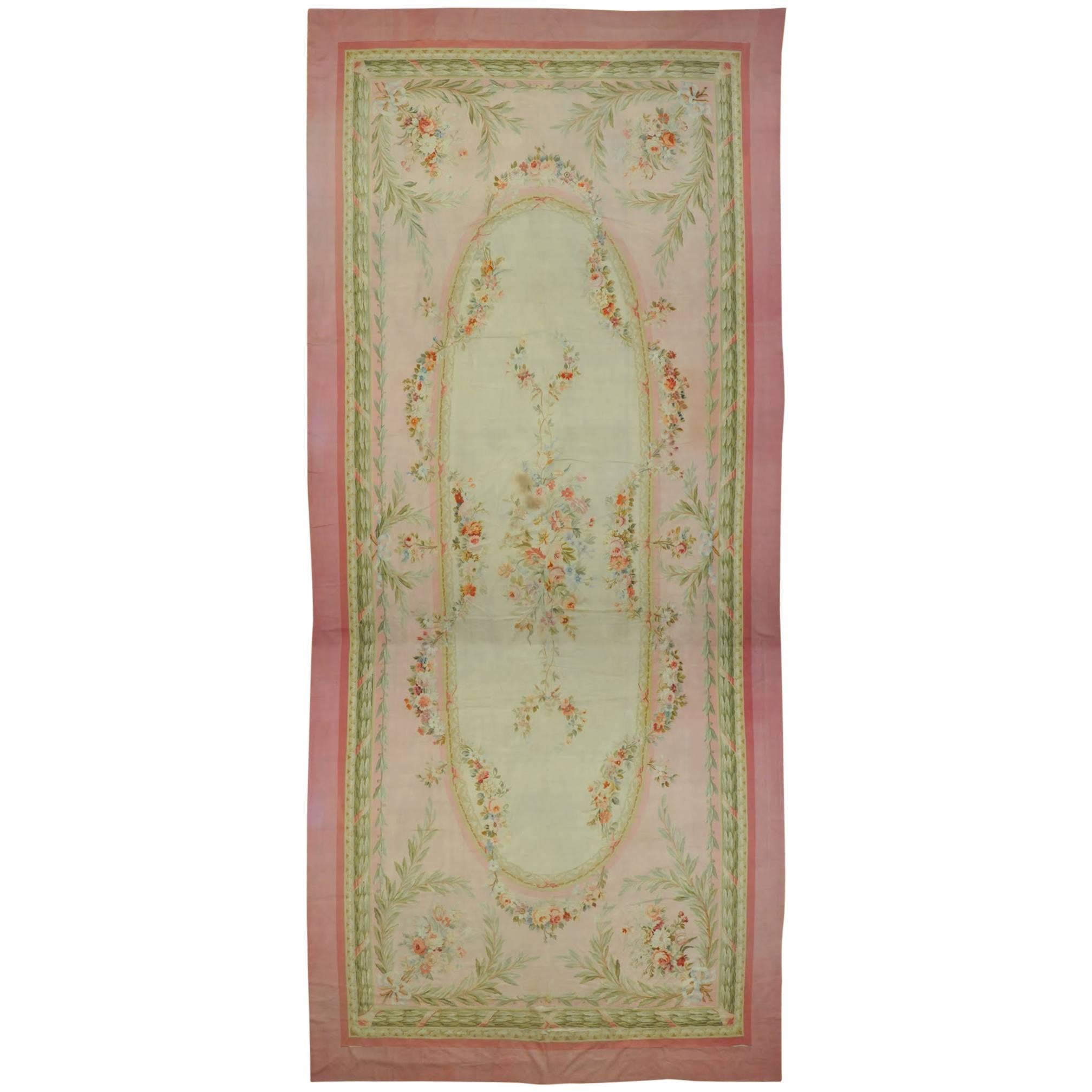Antique French Rug For Sale