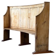 Traditional Pine Settle Bench