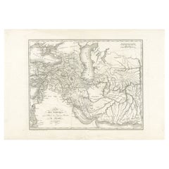 Empire of the Parthians : Historical Cartographic Masterpiece d'Anville, 1819
