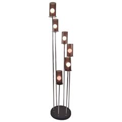 Six-Light Cascading Light Floor Lamp 6