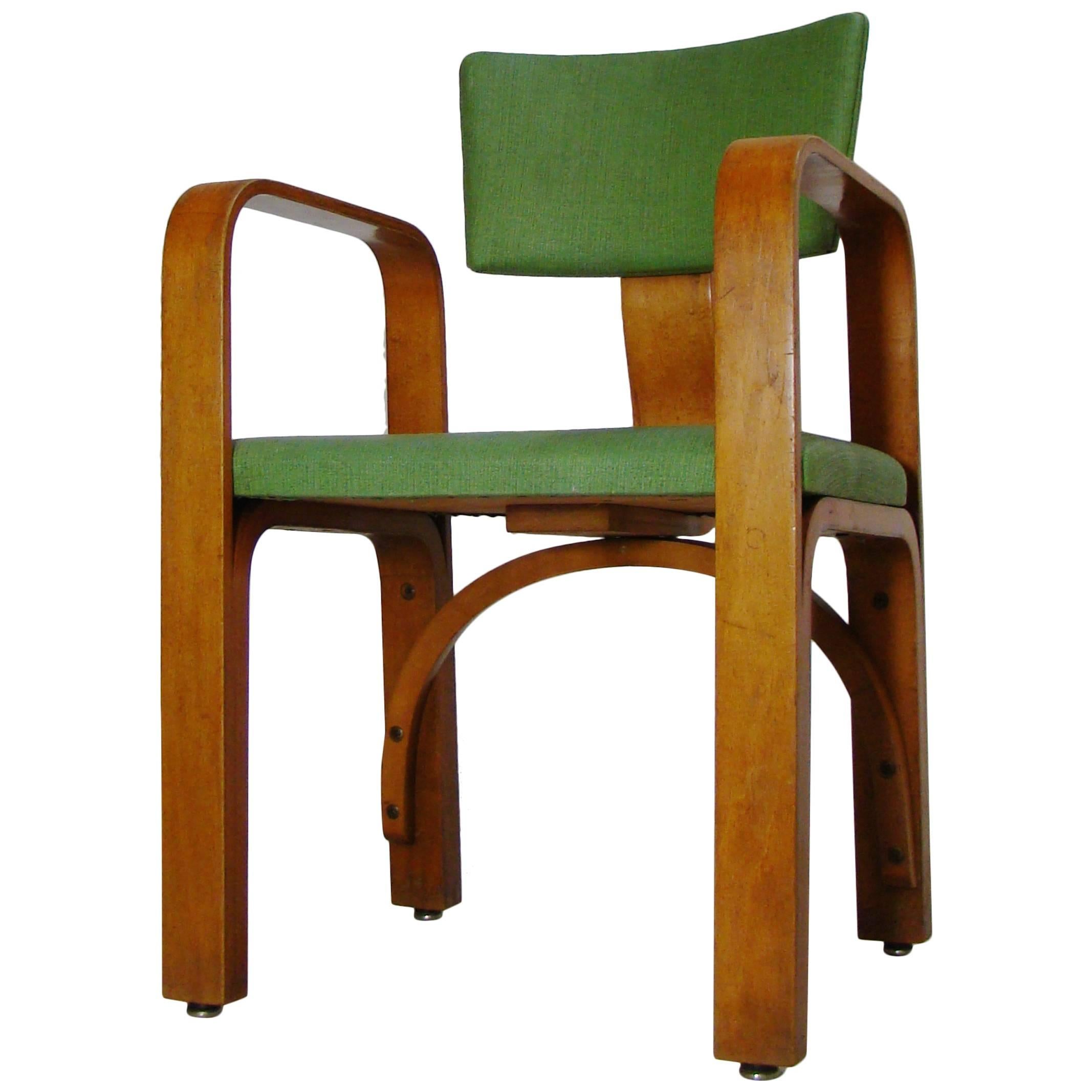 Bentwood Childs Armchair or Occasional Chair Attributed to Thonet For Sale