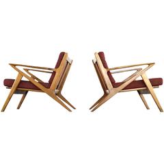 Very Rare Pair of Original Z Chairs from 1950