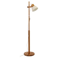 Swedish Modern Pine Wood Floor Lamp by Markslöjd, 1970s, Sweden