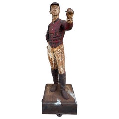 Estatua del Jinete de Césped de Hierro Fundido del Siglo XIX