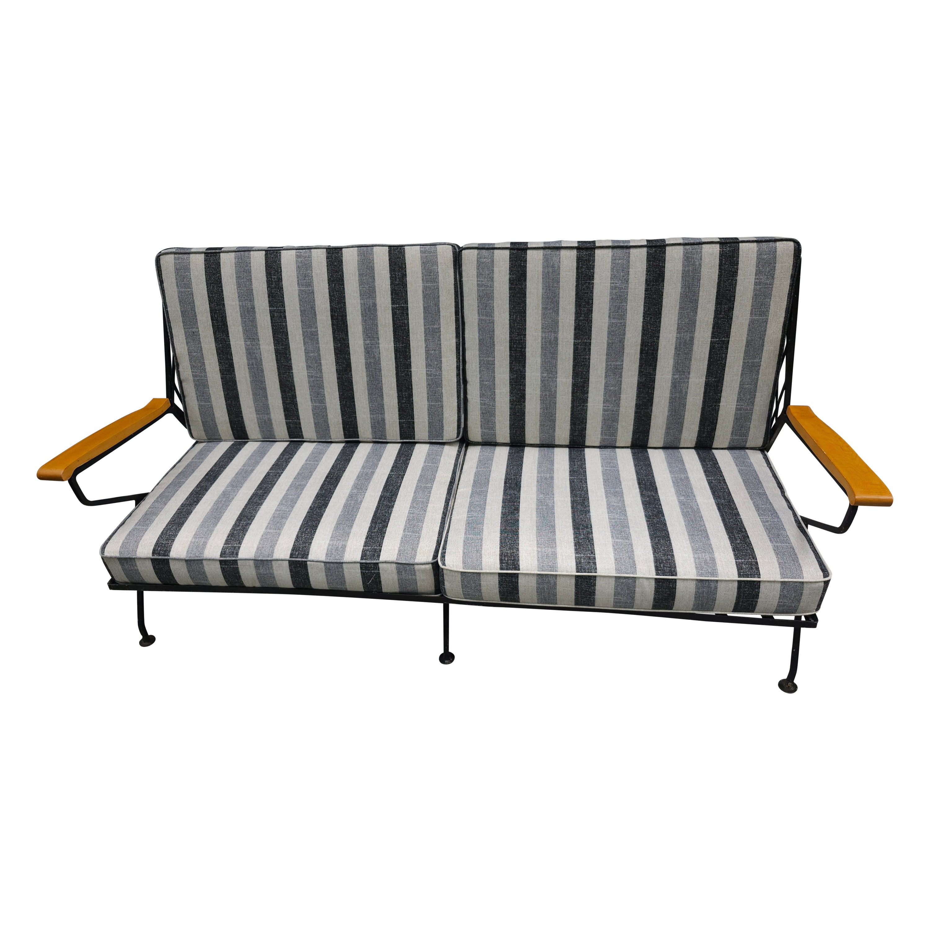 Canapé moderne du milieu du siècle Tempestini pour Salterini avec parapluie C1955 en vente