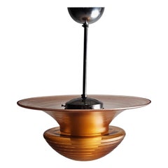 Swedish designer glass pendant fromt the 1930s
