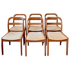 A set of 6 Danish dining chairs by Ansager Mobler, circa 1960s