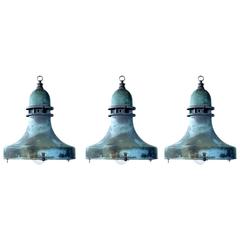 Early Street Lamps, Beautiful Aged Patina