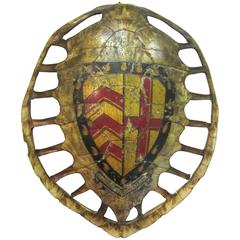 Turtle Shell with Coat of Arms, circa 1900