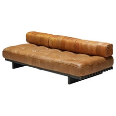 Daybed DS80 by De Sede in Cognac Leather, Switzerland, 1970s