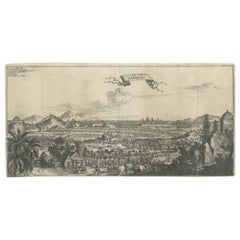Grabado del siglo XVII de la ciudad real de Arakan (Birmania) por Arnoldus Montanus
