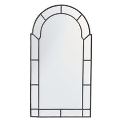 Vintage Swedish Designer, Wall Mirror, Metal, Sweden, 1940s