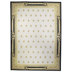 Alfombra francesa de diseño Aubusson 10' x 14'