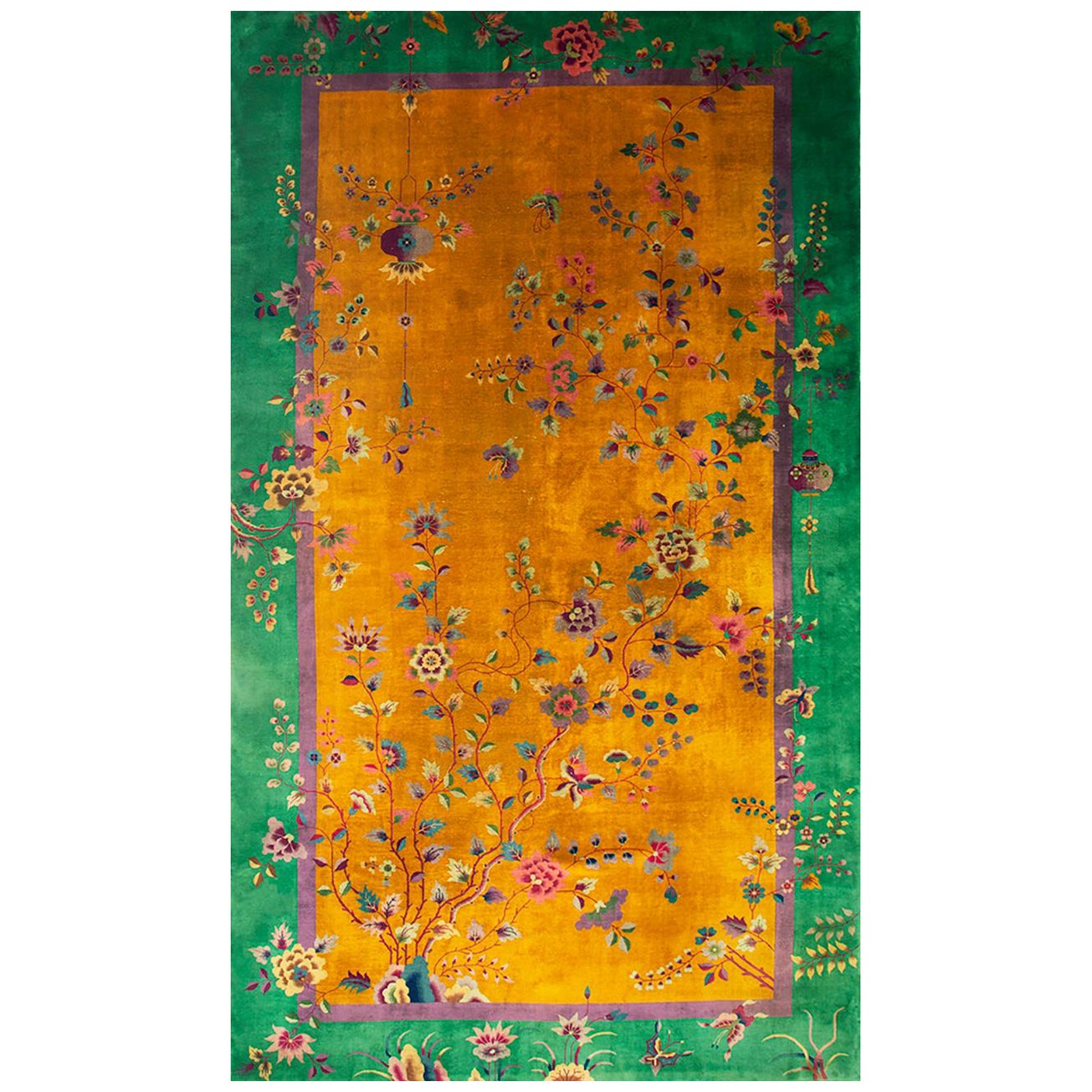 1920s Chinese Art Deco Carpet by Nichols Workshop