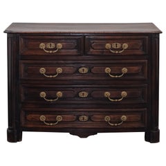 Early Pine Chest of Drawers From France, Circa 1850